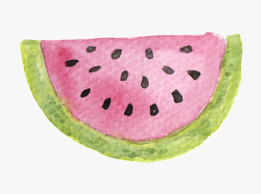 Watercolor Watermelon Png - Watermelon Watercolor Drawing Png, Transparent Png, Free Download