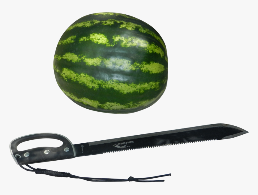 Watermelon With Sword Png Image - Watermelon, Transparent Png, Free Download