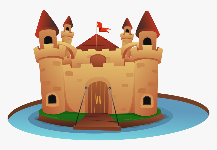 Castle Cartoon Png Clip Art Image, Transparent Png - kindpng