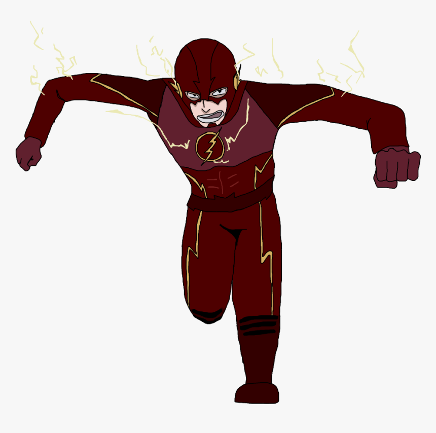 The Flash Running Png - Cartoon, Transparent Png, Free Download