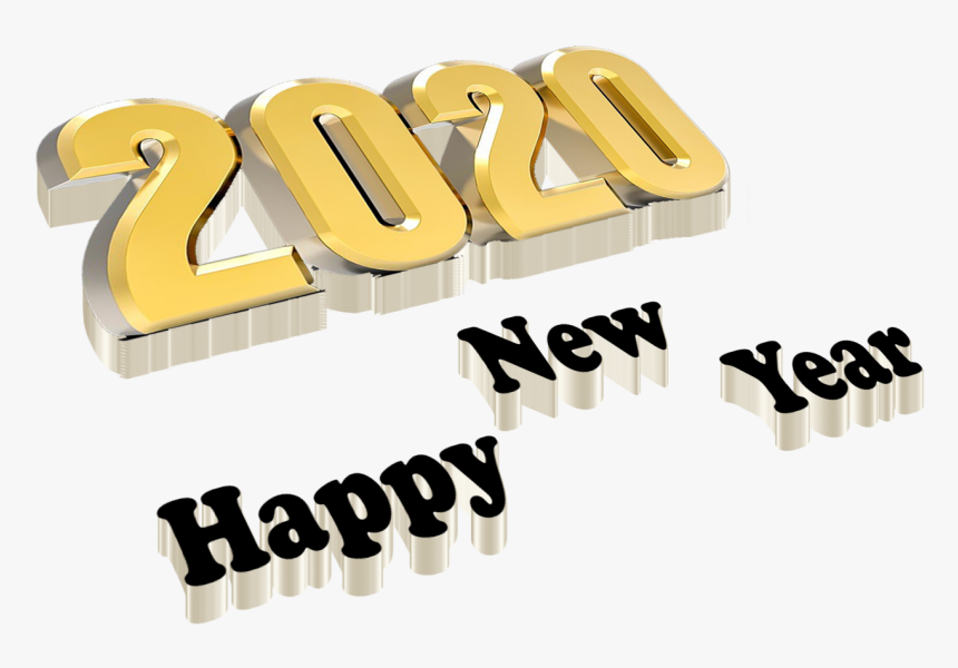 Happy New Year Png Image 2020 Png Free Download - Calligraphy, Transparent Png, Free Download