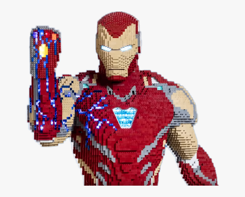 Iron Man Png Hd Quality - Life Size Lego Iron Man, Transparent Png, Free Download