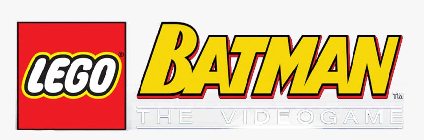 Lego Batman Logo Png - Lego Batman The Videogame Title, Transparent Png, Free Download