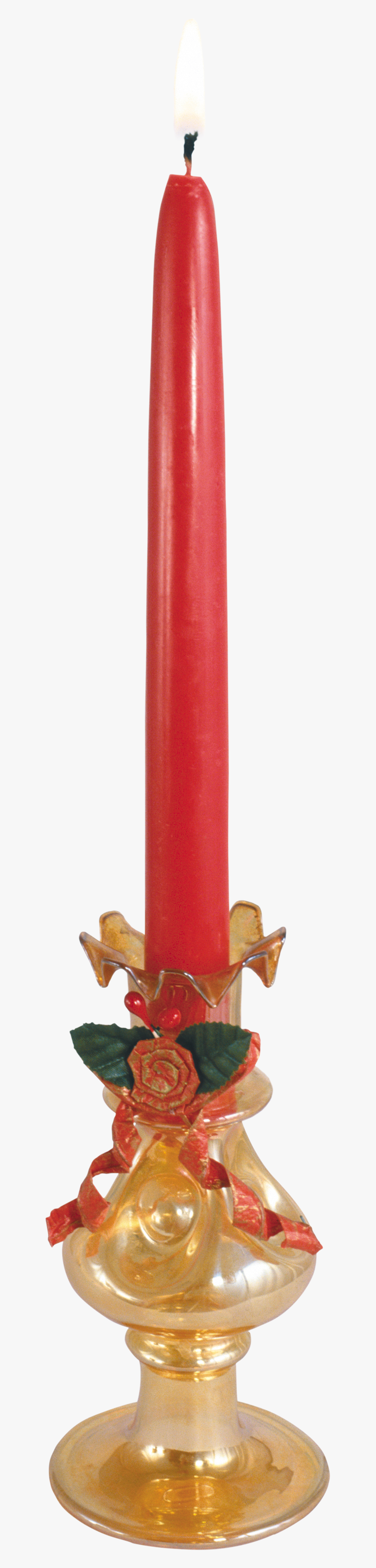 Red Candle Png, Transparent Png, Free Download