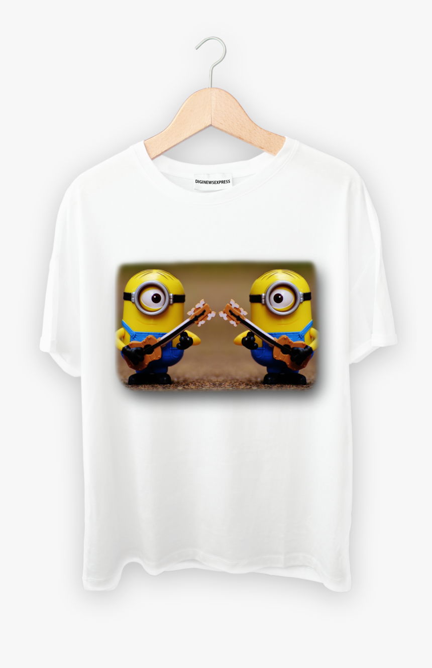 T Shirt Front Minions - Clothes Hanger, HD Png Download, Free Download