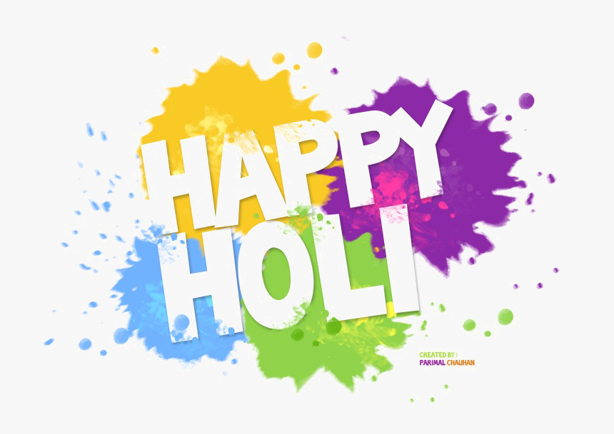 Holi Transparent Background Png - Graphic Design, Png Download, Free Download