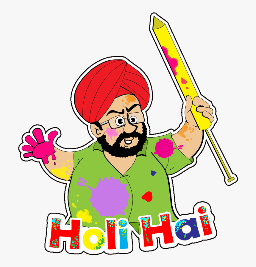 Happy Holi Sticker Png , Png Download - Holi Whatsapp Status Download, Transparent Png, Free Download