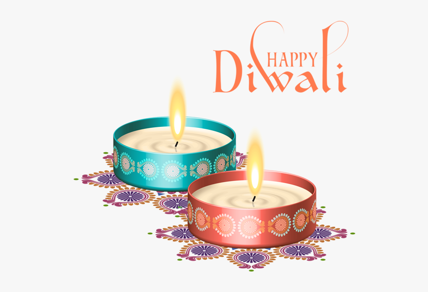 Happy Nice Candles Png - Happy Diwali 2018 Png, Transparent Png, Free Download