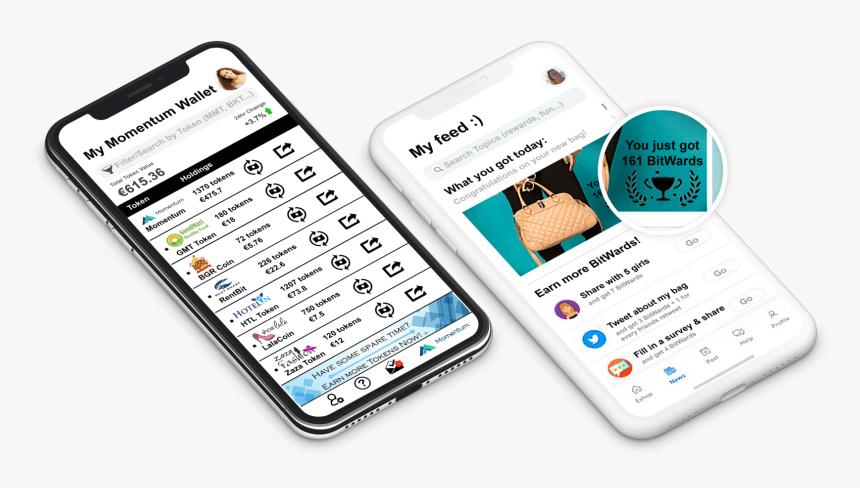 Mobiles - Blockchain Loyalty App, HD Png Download, Free Download