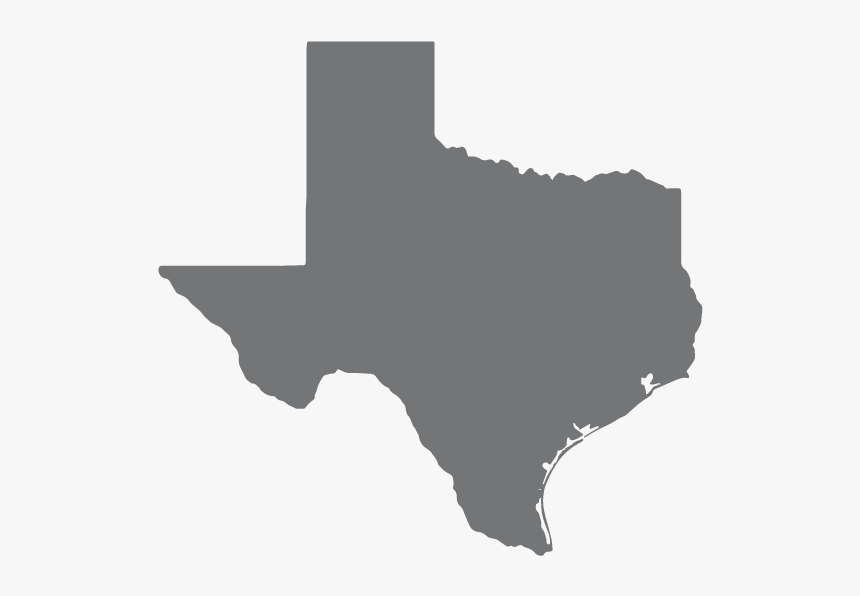 Austin Tx Skyline Outline Png Download - Texas Map, Transparent Png, Free Download