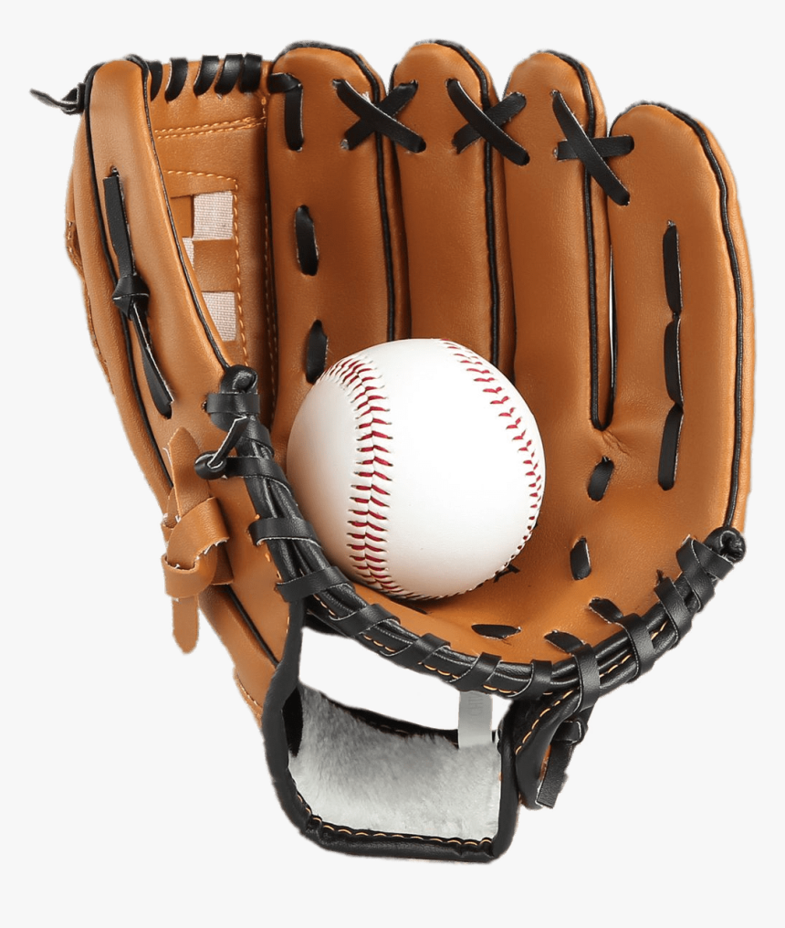 Baseball Bat Clipart Brown Thing - Baseball Glove Png, Transparent Png, Free Download