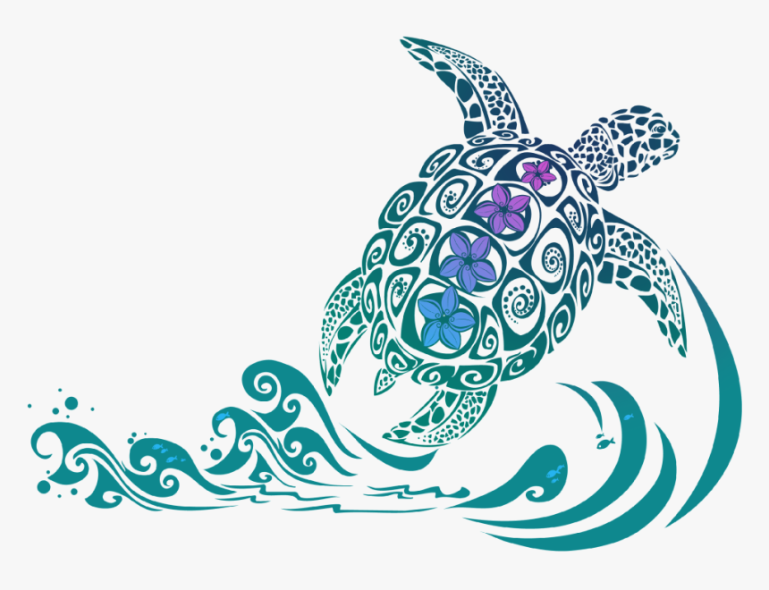 Sea Turtle Clip Art Vector Graphics Illustration - Realistic Turtle Clip Art, HD Png Download, Free Download