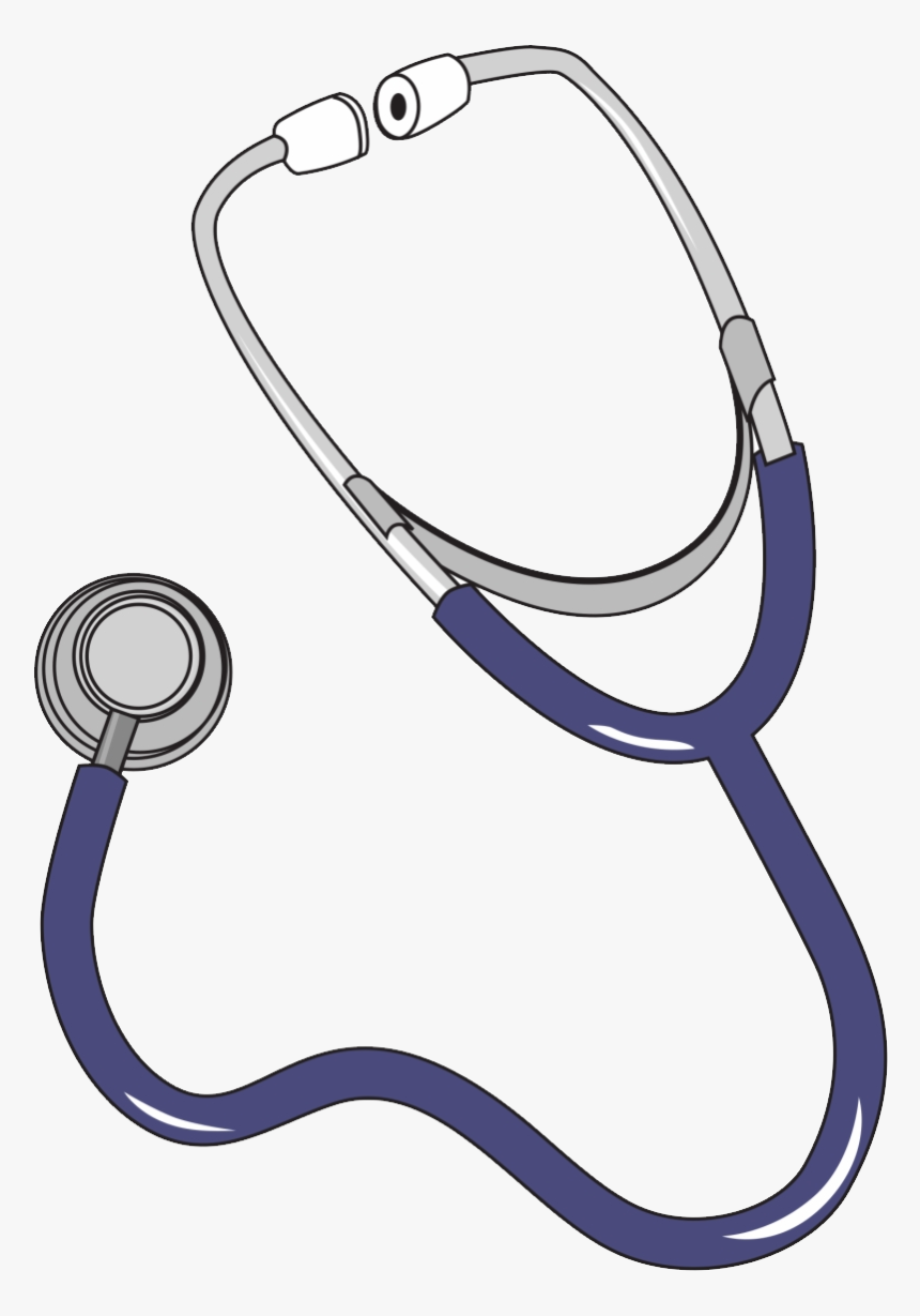 Stethoscope - Colour - Labeled Diagram Of Stethoscope, HD Png Download, Free Download