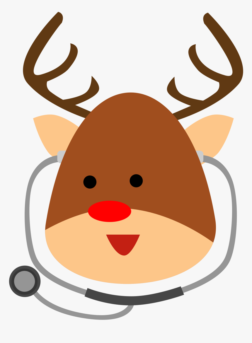 Reindeer Stethoscope , Png Download - Reindeer Doctor, Transparent Png, Free Download