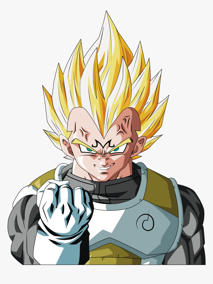 Vegeta Vector Minimalist - Dragon Ball Majin Vegeta Vector Png, Transparent Png, Free Download