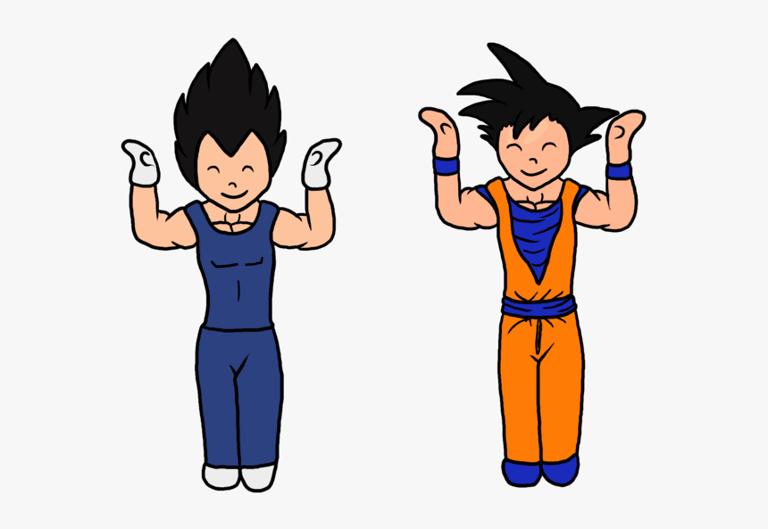 Vegeta Goku Dance - Png Anime Gif Transparent, Png Download, Free Download