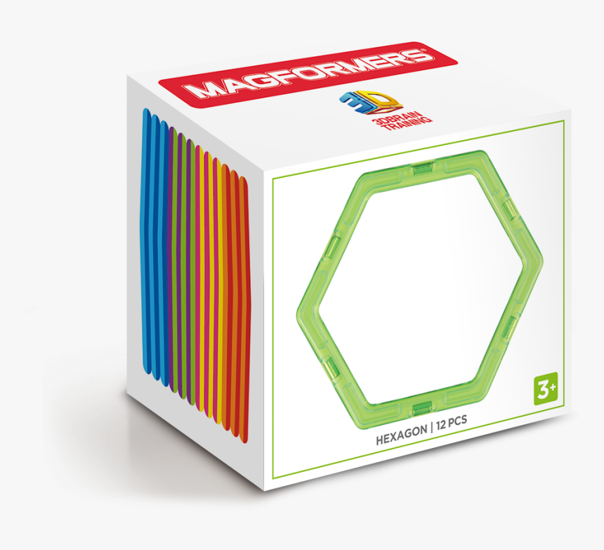 Hexagon 12pc Set - Magformers Hexagon, HD Png Download, Free Download