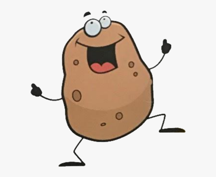 Clip Art The Dancing Delivery W - Potato Cartoon, HD Png Download, Free Download
