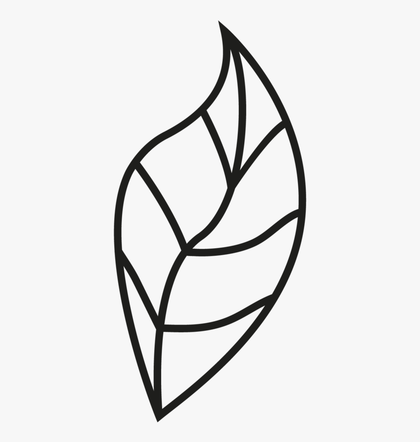 Logo Vitality Leaf Black - Line Art, HD Png Download, Free Download