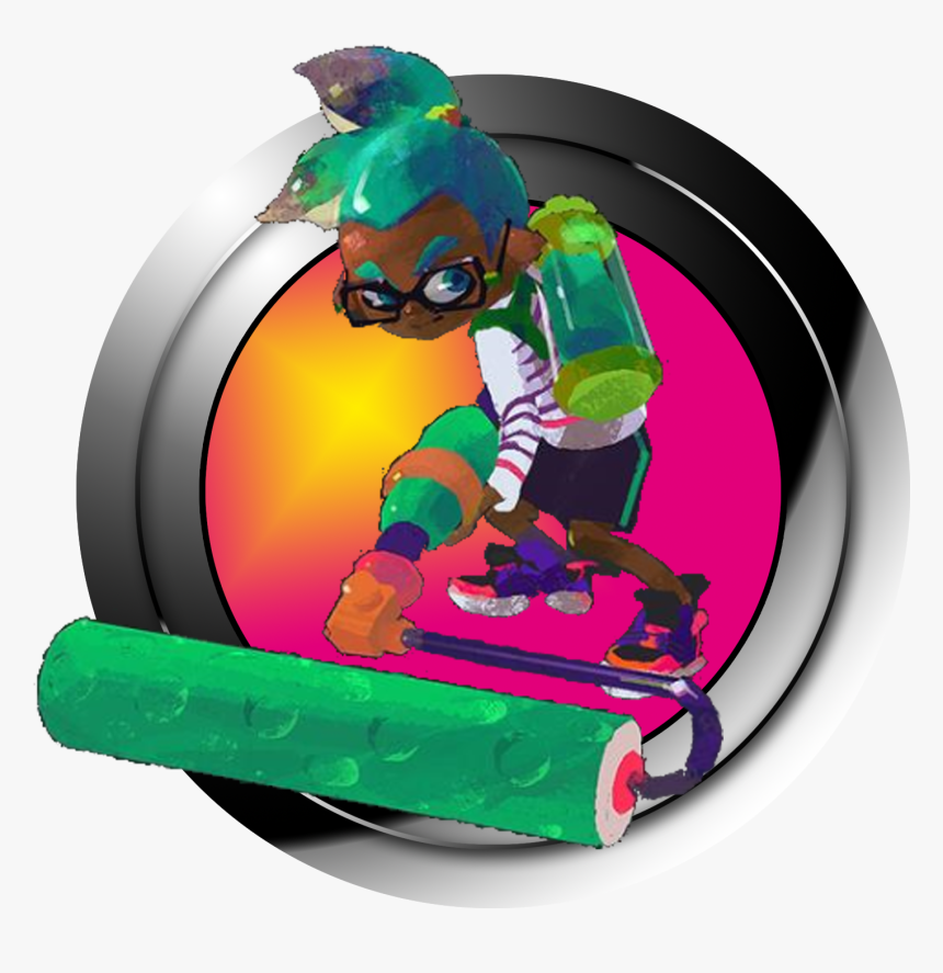 Splatoon Button Roller - Splatoon Characters Concept Art, HD Png Download, Free Download