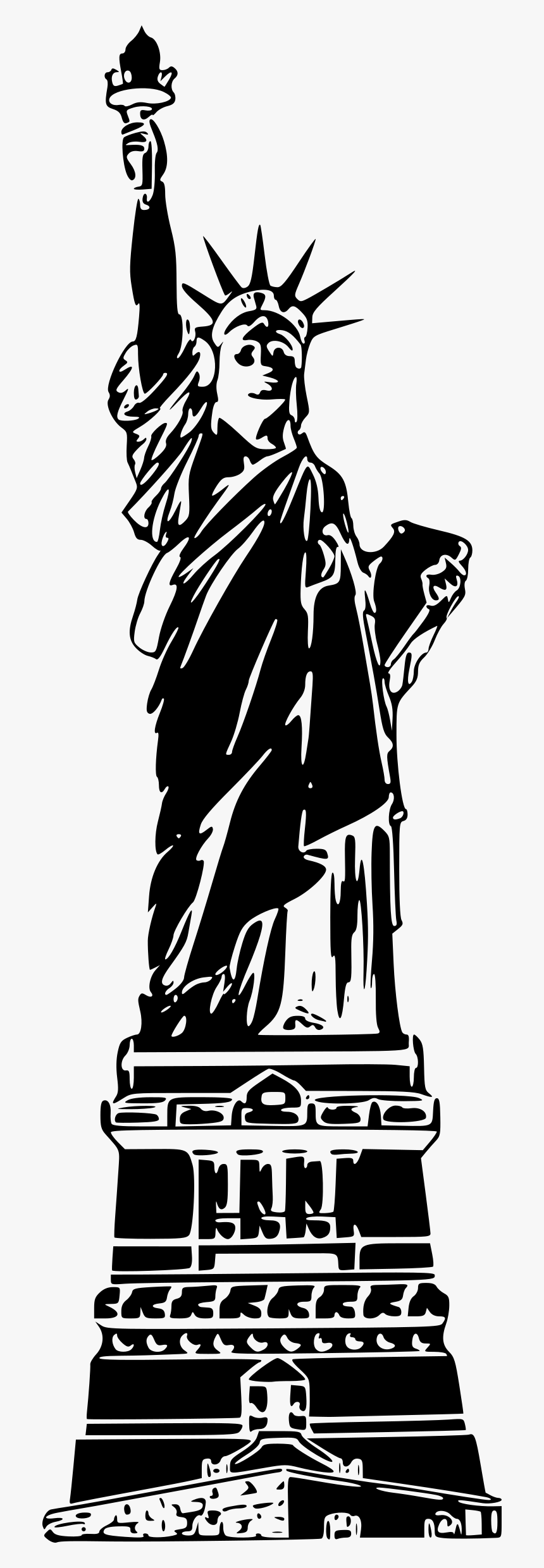Png Statue Of Liberty - Statue Of Liberty Vector Png, Transparent Png, Free Download