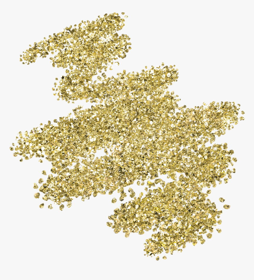 Fun And Decorative Gold Glitter Squiggleswoosh Embellishments - Transparent Silver Glitter Png, Png Download, Free Download