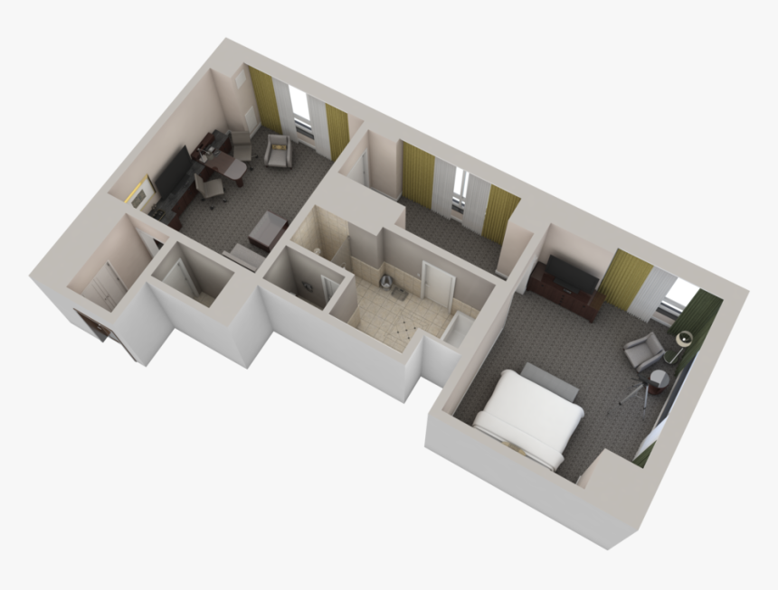 Floor Plan - Wagner Hotel Statue Of Liberty Suite, HD Png Download, Free Download