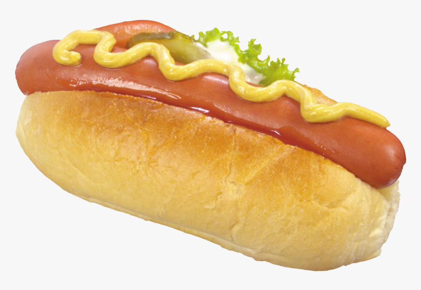 Hot Dog Png Image - Pizza Hot Dog Hamburger, Transparent Png, Free Download
