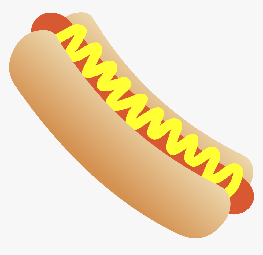 Hot Dog Hotdog Vector Clipart - 4th Of July Food Clipart, HD Png Download, Free Download