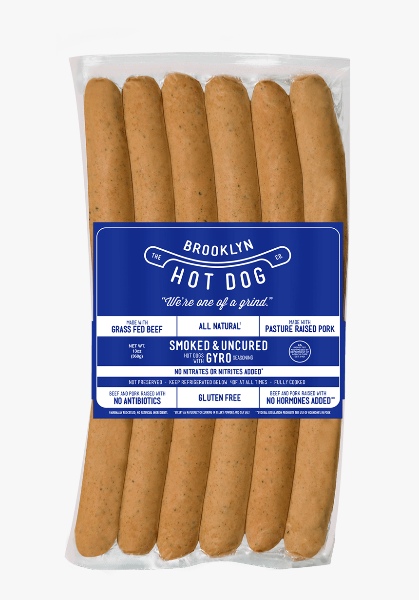 Brookly Hot Dog Company Gyro Dogs - The Brooklyn Hot Dog Company, HD Png Download, Free Download