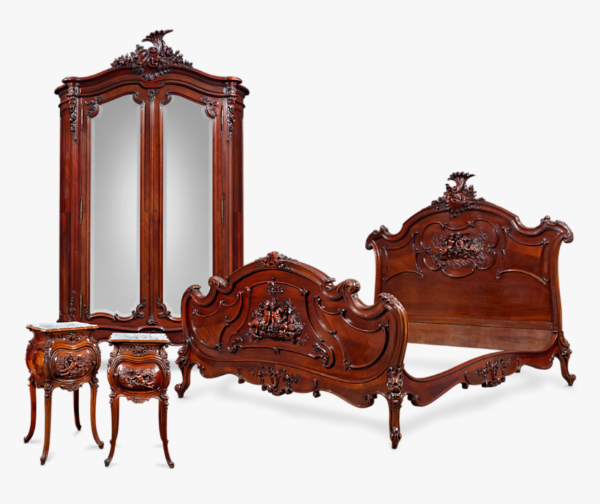 19th-century French Bedroom Suite - Cabinetry, HD Png Download, Free Download