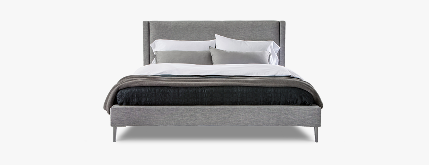 Modern Bed Front View Png, Transparent Png, Free Download