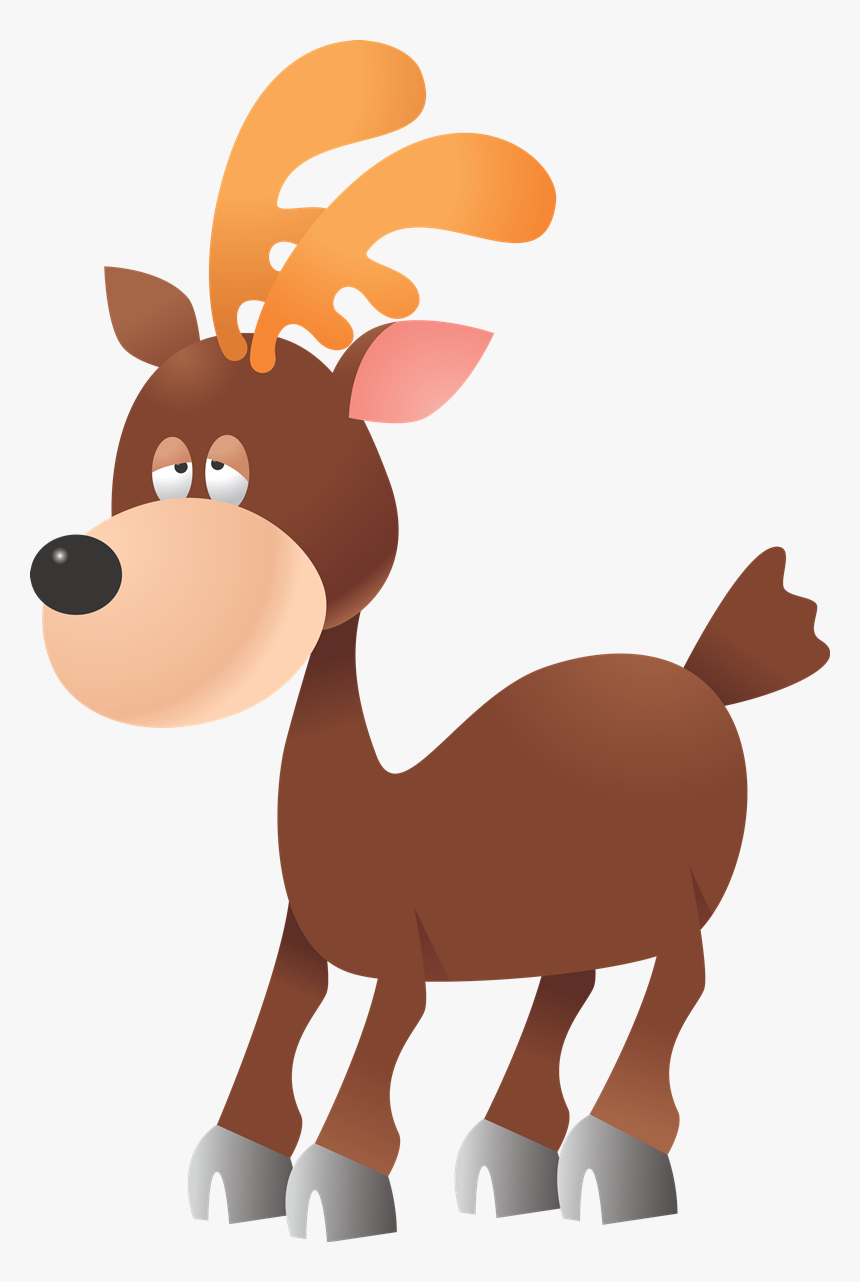 Deer Free To Use Clipart - Deer Cartoon Png, Transparent Png, Free Download