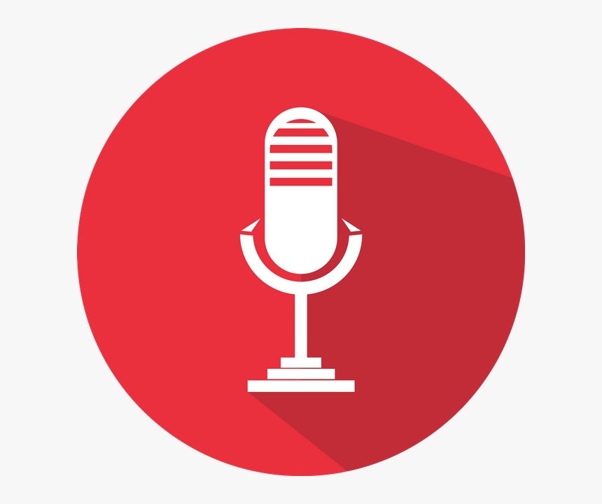 Transparent Mic Vector Png - Sound Recorder Icon Gif, Png Download, Free Download