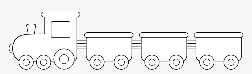 Train Bogie Clipart Black And White, HD Png Download, Free Download