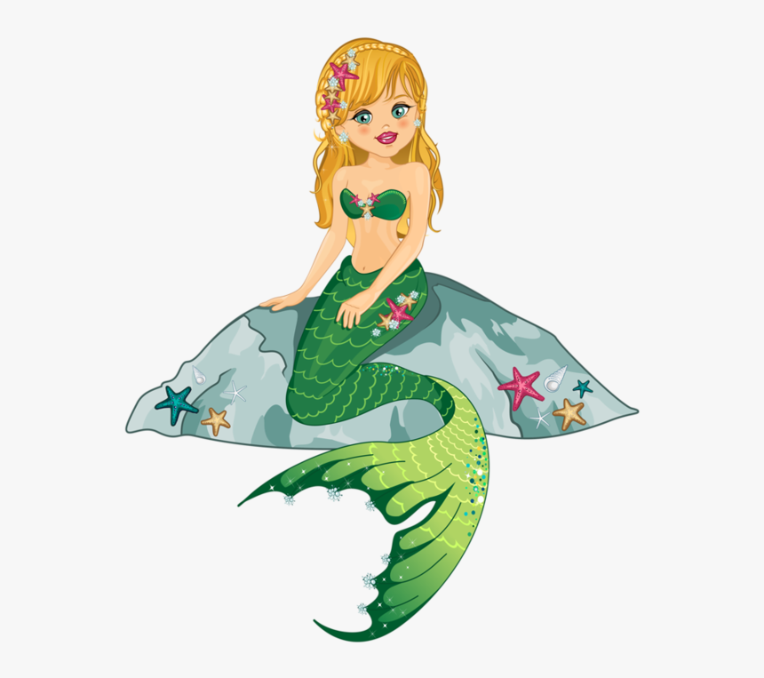 Transparent Mermaid Clipart Png - Animadas De Sirenas, Png Download, Free Download