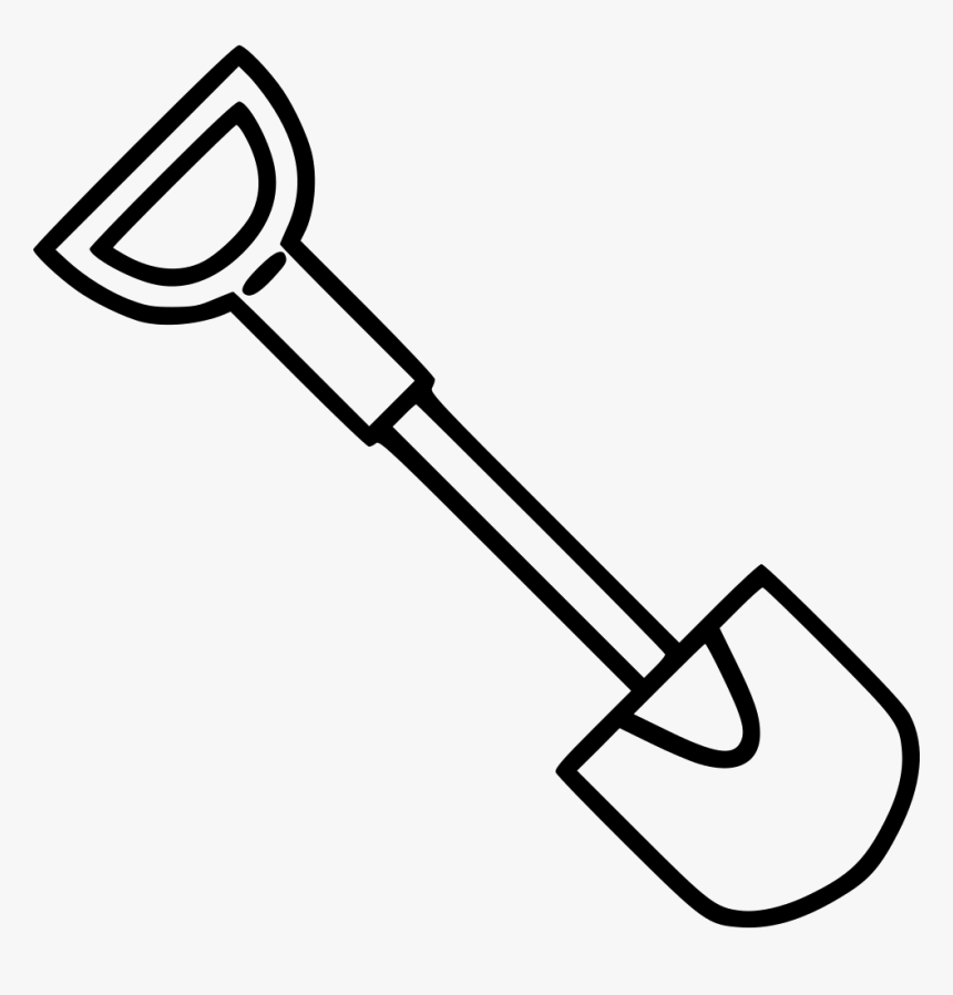 Shovel Png White, Transparent Png, Free Download