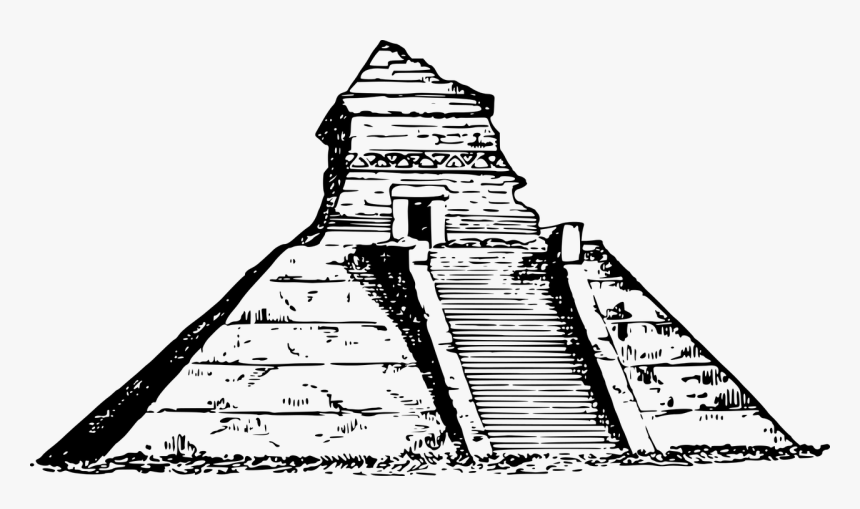 Pyramid Clipart Black And White, HD Png Download, Free Download