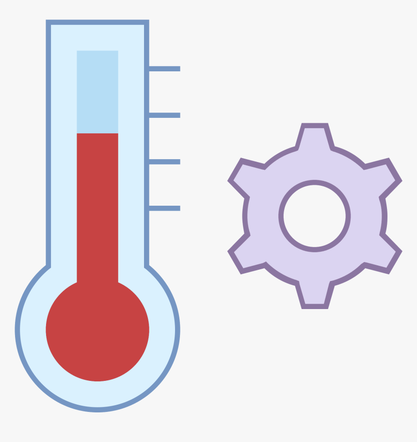 Thermometer Automation Icon - Process Clipart Transparent, HD Png Download, Free Download