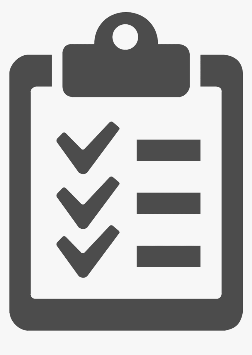 Transparent Clipboard Png - Checklist Icon Png, Png Download, Free Download