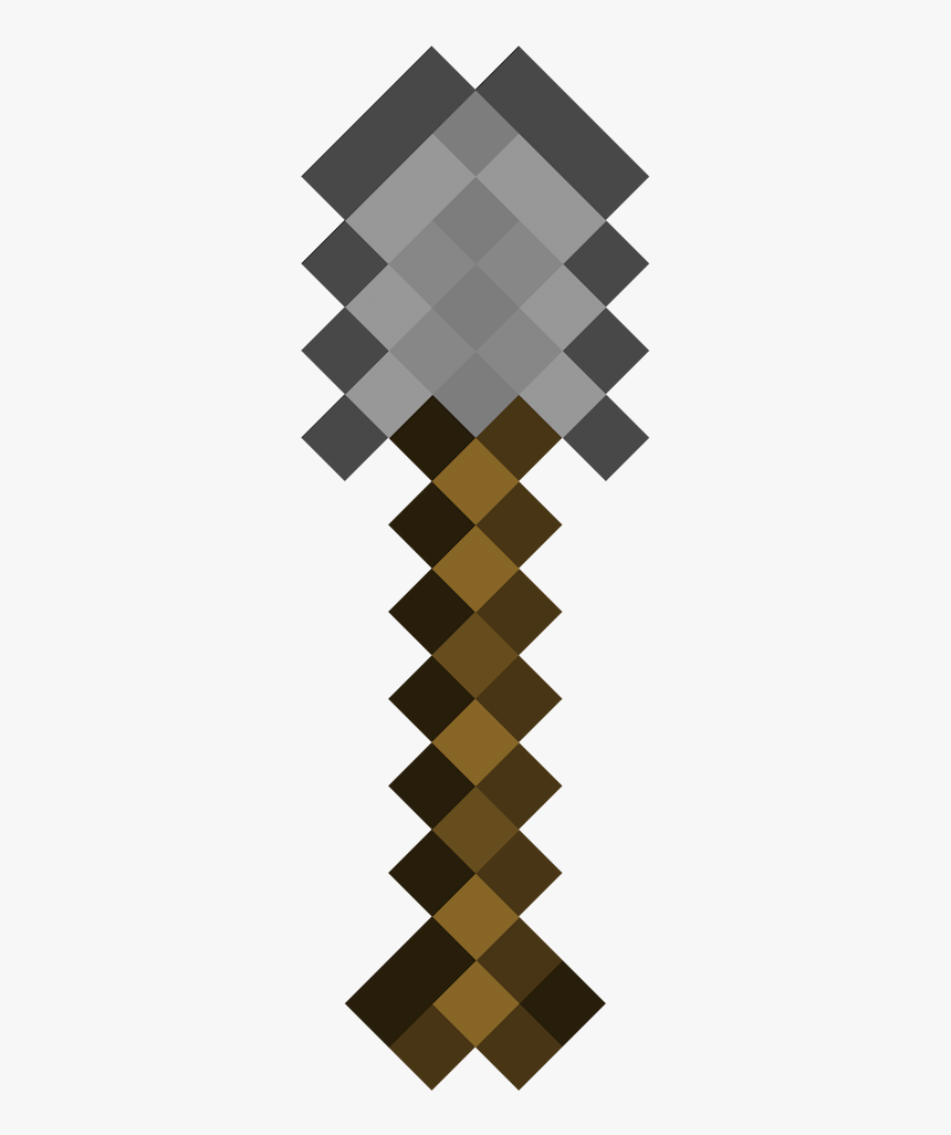 Minecraft Stone Shovel Png, Transparent Png, Free Download