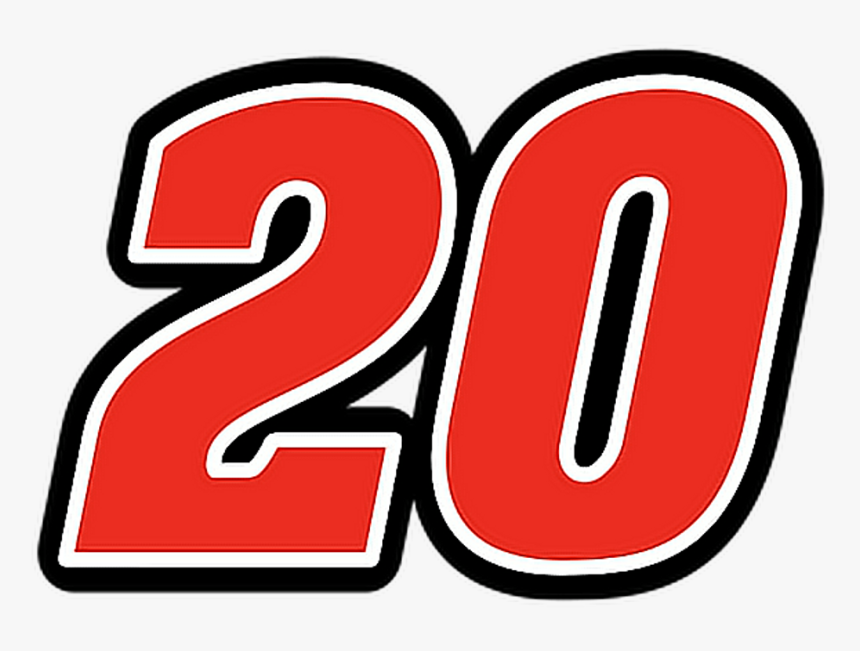 Nascar Font 20 Number Red Nascar Font Rojo Numeral, HD Png Download, Free Download