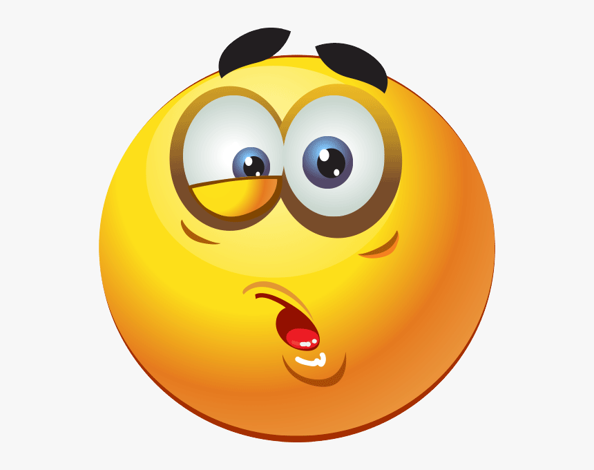 Smiley Png - Confused Smiley Face Emoji, Transparent Png - kindpng