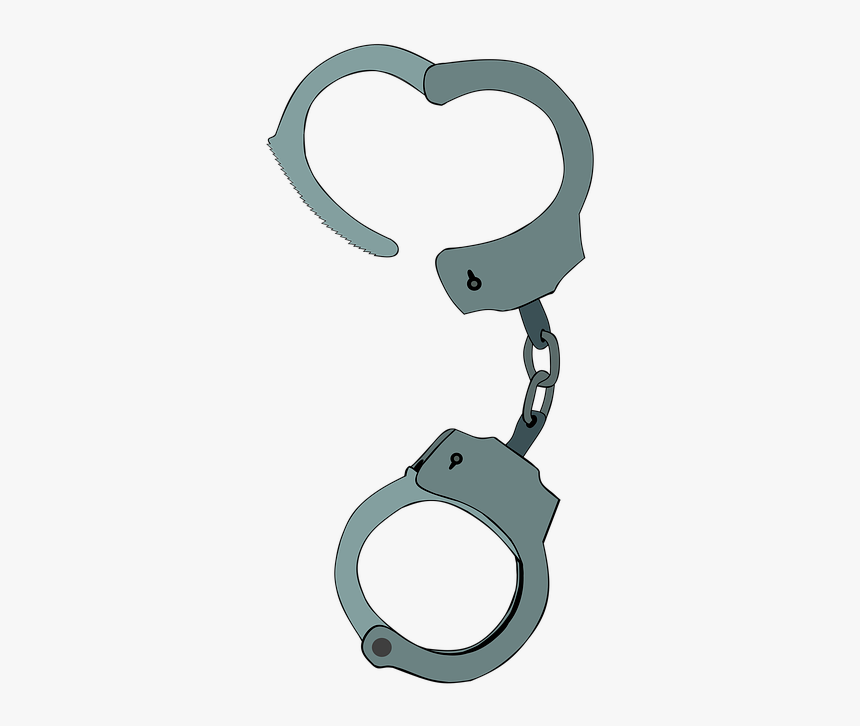 Handcuffs, Arrest, Detention, Chains, Caught, Steel - Cadenas De Carcel Png, Transparent Png, Free Download