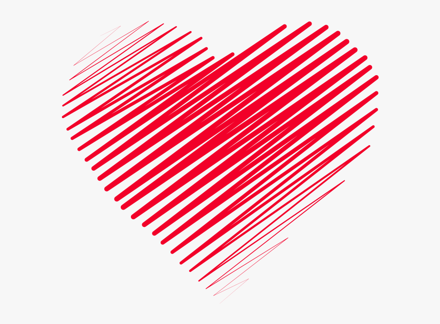 Hand Drawn Heart Png & Sketch Heart Transparent - Heart Sketch Transparent Background, Png Download, Free Download