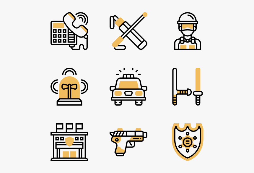 Police - Welder Icon, HD Png Download, Free Download