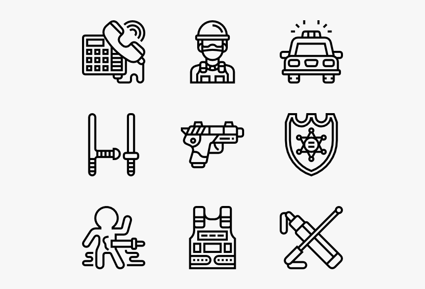 Police - Management Icon Pack, HD Png Download, Free Download