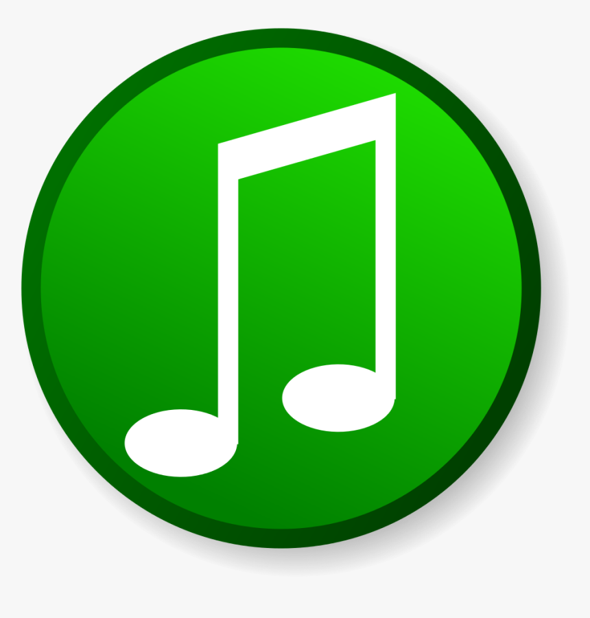 Music Green Icon Png, Transparent Png, Free Download