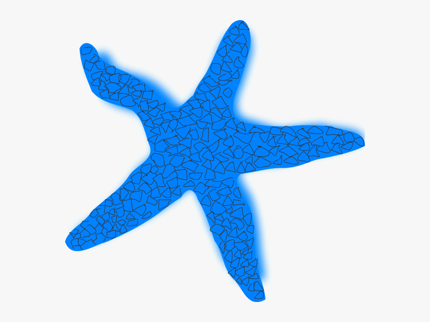 Starfish Vector Transparent - Blue Star Fish Clip Art, HD Png Download, Free Download