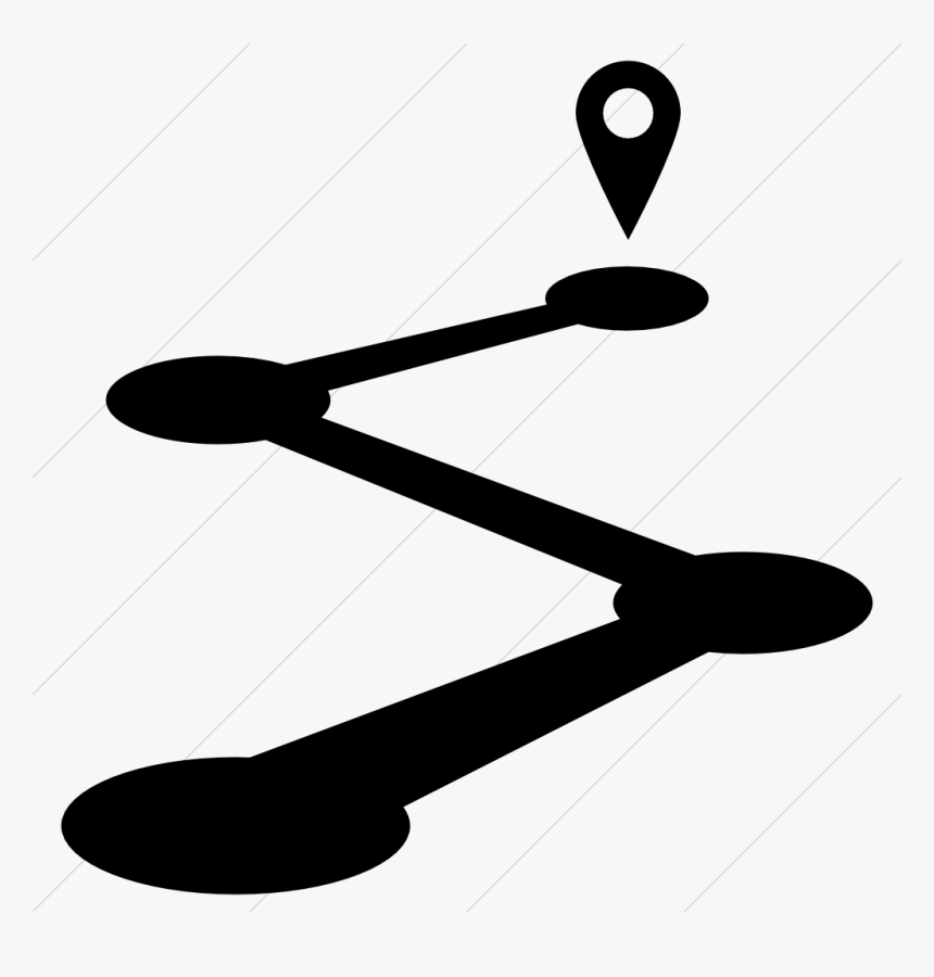 Road Map Svg Free - Icon Roadmap, HD Png Download, Free Download